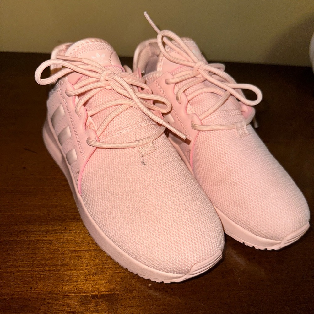 Girls Adidas size 2 pink sneakers